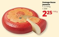 Promotions Fromage rosse jeanette - Produit Maison - Spar Retail - Valide de 25/04/2024 à 08/05/2024 chez Spar (Colruytgroup)