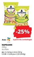 Promotions Lempur citron - Napoleon - Valide de 25/04/2024 à 08/05/2024 chez Spar (Colruytgroup)