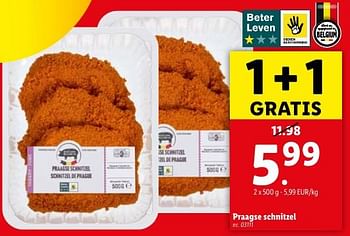 Promoties Praagse schnitzel - Huismerk - Lidl - Geldig van 02/05/2024 tot 07/05/2024 bij Lidl