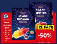 Promoties Space runners - Gelatelli - Geldig van 02/05/2024 tot 07/05/2024 bij Lidl