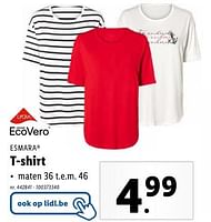 Promoties T-shirt - Esmara - Geldig van 02/05/2024 tot 07/05/2024 bij Lidl