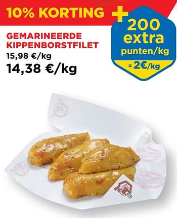 Promoties Gemarineerde kippenborstfilet - Huismerk - Renmans - Geldig van 26/04/2024 tot 02/05/2024 bij Renmans