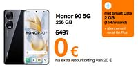 Promoties Honor 90 5g 256 gb - Honor - Geldig van 22/04/2024 tot 30/04/2024 bij Orange
