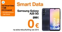Promoties Samsung galaxy a25 5g - Samsung - Geldig van 22/04/2024 tot 30/04/2024 bij Orange