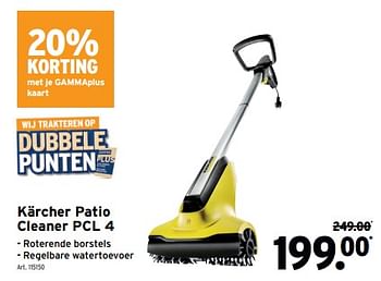 Promotions Kärcher patio cleaner pcl 4 - Kärcher - Valide de 24/04/2024 à 30/04/2024 chez Gamma