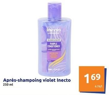 Promoties Apres-shampoing violet inecto - Inecto - Geldig van 24/04/2024 tot 30/04/2024 bij Action