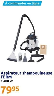 Promoties Aspirateur shampouineuse ferm - Ferm - Geldig van 24/04/2024 tot 30/04/2024 bij Action