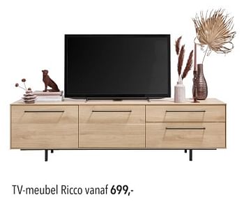 Promotions Tv-meubel ricco - Produit Maison - Pronto Wonen - Valide de 28/04/2024 à 04/05/2024 chez Pronto Wonen