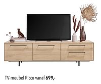 Promoties Tv-meubel ricco - Huismerk - Pronto Wonen - Geldig van 28/04/2024 tot 04/05/2024 bij Pronto Wonen