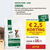 Horta pure mini adult-Huismerk - Horta