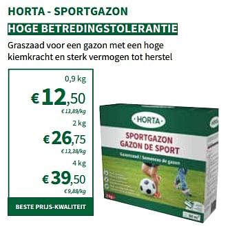 Promoties Horta sportgazon - Huismerk - Horta - Geldig van 24/04/2024 tot 05/05/2024 bij Horta
