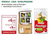 Promoties Versele laga schelpenzand classic bruin - Versele-Laga - Geldig van 24/04/2024 tot 05/05/2024 bij Horta