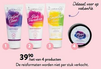 Promoties Set van 4 producten perfect clean + pink paradise + smoothie ananas + magic twist - Les Secrets de Loly - Geldig van 24/04/2024 tot 07/05/2024 bij DI