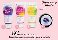 Set van 4 producten perfect clean + pink paradise + smoothie ananas + magic twist-Les Secrets de Loly