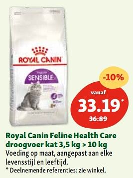 Promotions Royal canin feline health care droogvoer kat - Royal Canin - Valide de 30/04/2024 à 06/05/2024 chez Maxi Zoo