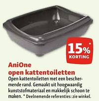 Anione open kattentoiletten 15% korting-Anione