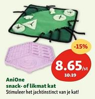 Promoties Anione snack- of likmat kat - Anione - Geldig van 30/04/2024 tot 06/05/2024 bij Maxi Zoo