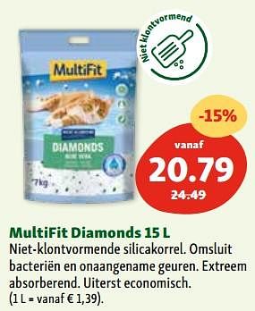 Promoties Multifit diamonds - Multifit - Geldig van 30/04/2024 tot 06/05/2024 bij Maxi Zoo