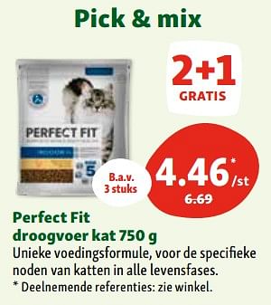 Promotions Perfect fit droogvoer kat - Perfect Fit  - Valide de 30/04/2024 à 06/05/2024 chez Maxi Zoo