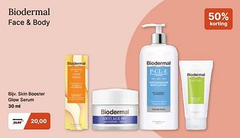 Promotions Face + body skin booster glow serum - Biodermal - Valide de 24/04/2024 à 11/05/2024 chez De Online Drogist