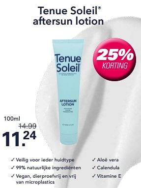 Promoties Aftersun lotion - Tenue Soleil - Geldig van 24/04/2024 tot 11/05/2024 bij De Online Drogist