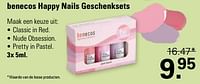 Promoties Happy nails geschenksets - Benecos - Geldig van 24/04/2024 tot 11/05/2024 bij De Online Drogist