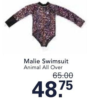 Promotions Malie swimsuit animal all over - Tenue Soleil - Valide de 24/04/2024 à 11/05/2024 chez De Online Drogist