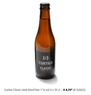 Promoties Curtius classic sterk blond bier - Curtius - Geldig van 24/04/2024 tot 07/05/2024 bij Colruyt