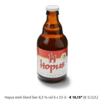 Promotions Hopus sterk blond bier - Hopus - Valide de 24/04/2024 à 07/05/2024 chez Colruyt