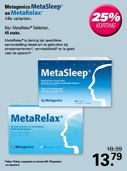 Metarelax tabletten