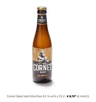 Promoties Cornet oaked sterk blond bier - Cornet  - Geldig van 24/04/2024 tot 07/05/2024 bij Colruyt