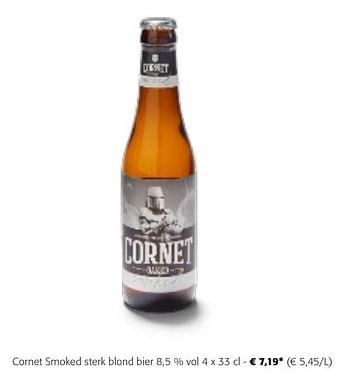 Promotions Cornet smoked sterk blond bier - Cornet  - Valide de 24/04/2024 à 07/05/2024 chez Colruyt
