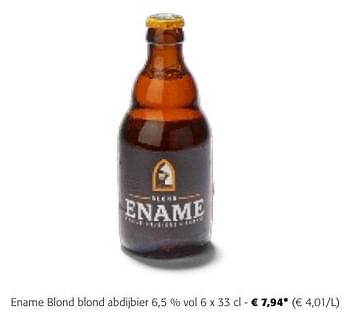 Promotions Ename blond blond abdijbier - Ename - Valide de 24/04/2024 à 07/05/2024 chez Colruyt
