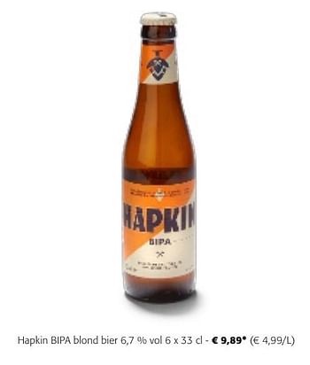 Promotions Hapkin bipa blond bier - Hapkin - Valide de 24/04/2024 à 07/05/2024 chez Colruyt