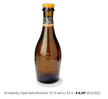 Promotions St hubertus tripel sterk blond bier - St Hubertus - Valide de 24/04/2024 à 07/05/2024 chez Colruyt