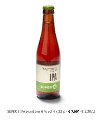 Super 8 ipa blond bier-Brouwerij Haacht