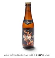 Promoties Victoria sterk blond bier - Victoria - Geldig van 24/04/2024 tot 07/05/2024 bij Colruyt