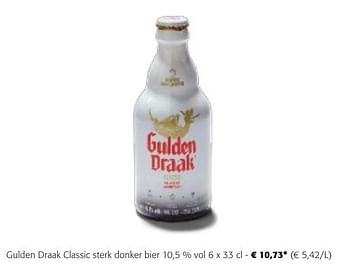 Promoties Gulden draak classic sterk donker bier - Gulden Draak - Geldig van 24/04/2024 tot 07/05/2024 bij Colruyt