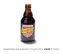 Promoties Kasteel donker sterk donker bier - Kasteelbier - Geldig van 24/04/2024 tot 07/05/2024 bij Colruyt