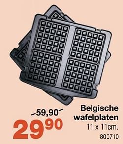 Belgische wafelplaten