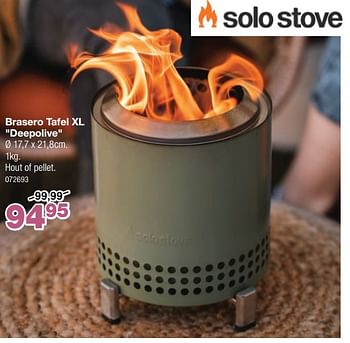 Promotions Brasero tafel xl deepolive - Solo stove - Valide de 24/04/2024 à 19/05/2024 chez Home & Co