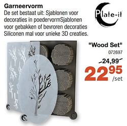 Garneervorm wood set