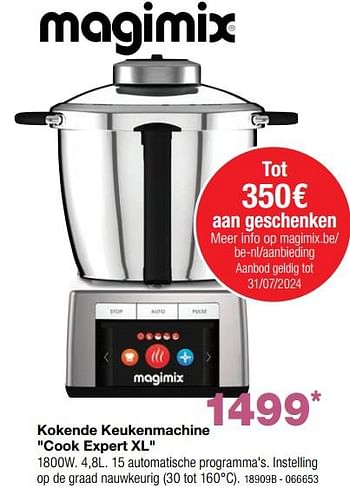 Promotions Magimix kokende keukenmachine cook expert xl - Magimix - Valide de 24/04/2024 à 19/05/2024 chez Home & Co