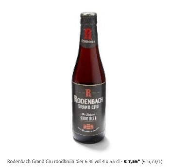 Promoties Rodenbach grand cru roodbruin bier - Rodenbach - Geldig van 24/04/2024 tot 07/05/2024 bij Colruyt