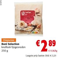 Promoties Boni selection knoflook fijngesneden - Boni - Geldig van 24/04/2024 tot 07/05/2024 bij Colruyt