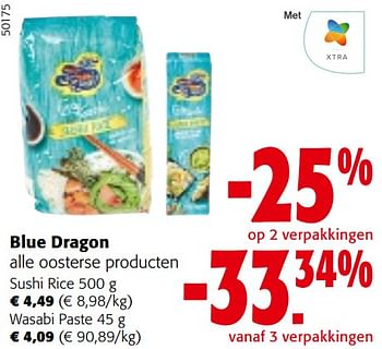 Promotions Blue dragon alle oosterse producten - Blue Dragon - Valide de 24/04/2024 à 07/05/2024 chez Colruyt