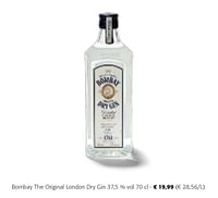 Promoties Bombay the original london dry gin - Bombay - Geldig van 24/04/2024 tot 07/05/2024 bij Colruyt