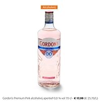 Gordon`s premium pink alcoholvrij aperitief 0,0 % vol-Gordon