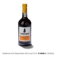 Promoties Sandeman fine tawny porto - Sandeman - Geldig van 24/04/2024 tot 07/05/2024 bij Colruyt