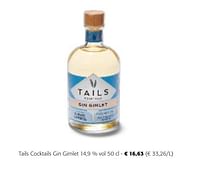 Tails cocktails gin gimlet-Tails Cocktails